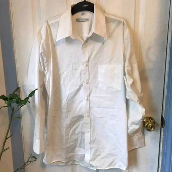 Greofrry Been Men Dress shirt size 16.5 32/33 white Button Up - Picture 1 of 6